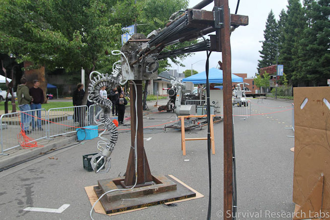 Karen Marcelo coding the Motoman seen thru the Spine Robot