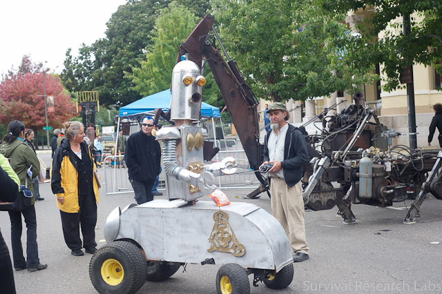 Shannon tests the Blender Bot