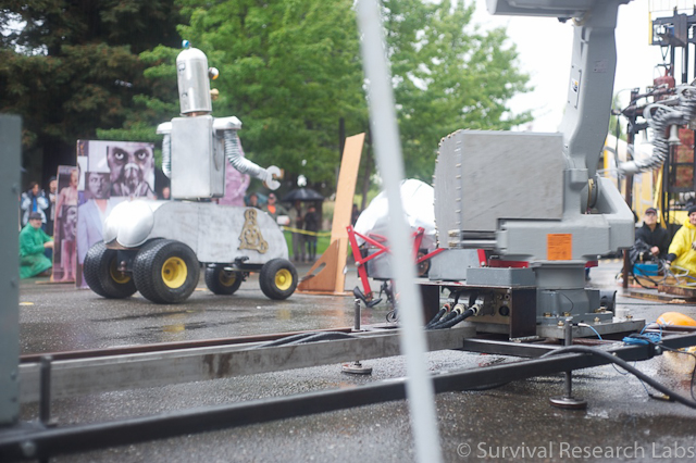 Behinds of the machines: BlenderBot has an ass, BugBot, Motoman