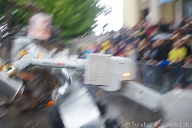 Motoman whacks BlenderBot and knocks its head off